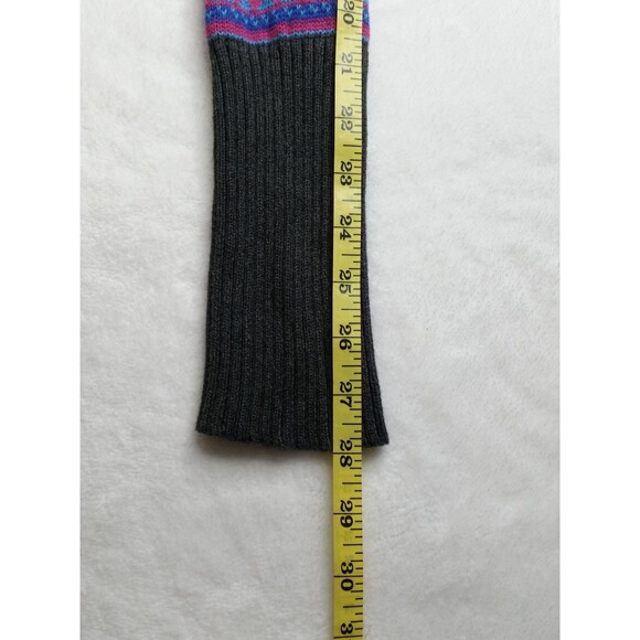 Stetson Intarsia Striped Cozy Cotton Knit Cardigan Sweater Top Size S Small - Picture 11 of 11